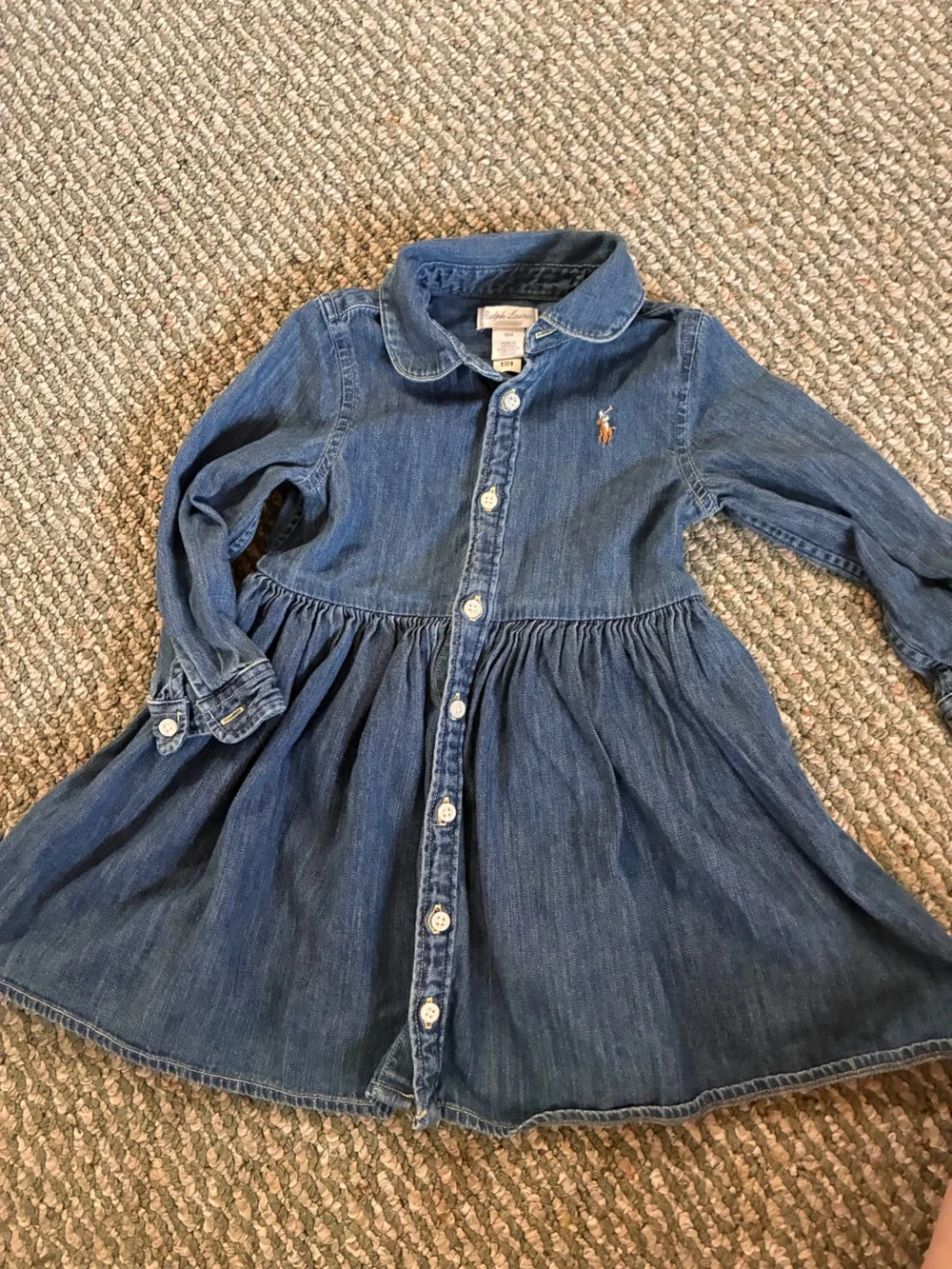 😎 Baby Girl Ralph Lauren Denim Dress